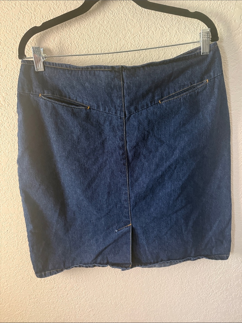 Vintage Cotton St. John's Bay Indigo Denim Mini Skirt
